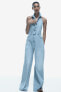 Z1975 DENIM HALTER JUMPSUIT