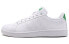 adidas neo Cloudfoam Advantage 防滑耐磨 低帮 板鞋 男款 白绿 / Кроссовки Adidas neo Cloudfoam Advantage AW3914