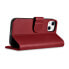 Чехол для смартфона ICARER с кожаной крышкой для iPhone 14 Plus красного цвета