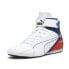 Фото #2 товара Puma Bmw Mms Kart Cat Mid High Top Mens White Sneakers Casual Shoes 30788702