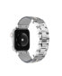 Фото #3 товара Ремешок Posh Tech Black Silver-Tone Band Apple Watch 42mm
