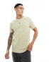 Brave Soul crew neck pocket t-shirt in pale olive green grün, S - 91-97 CM - фото #1