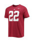 Фото #3 товара Men's Najee Harris Crimson Alabama Crimson Tide Alumni Name and Number Team T-shirt