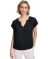 Фото #1 товара Women's Short Sleeve Textured Blouse