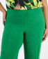 Фото #4 товара Plus Size Textured Crepe Pants, Created for Macy's