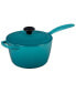 2.25 Quart Enameled Cast Iron Saucepan with Lid