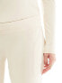 Mamalicious Maternity under the bump wide leg jersey trouser co-ord in beige melange M - фото #9