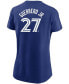 ფოტო #2 პროდუქტის Women's Vladimir Guerrero Jr. Royal Toronto Blue Jays Name Number T-shirt