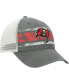 Фото #3 товара Men's Charcoal, White Distressed Tampa Bay Buccaneers Interlude MVP Trucker Snapback Hat