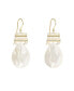 PEARL AND MOTHER OF PEARL PEAR DROPS EARRINGS