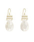 Фото #1 товара PEARL AND MOTHER OF PEARL PEAR DROPS EARRINGS