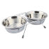 Фото #2 товара TRIXIE Double Stainless Steel Anti-vibration Feeder 13 cm Bowl