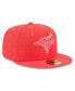Фото #4 товара Men's Red Toronto Blue Jays 2023 Spring Color Basic 59FIFTY Fitted Hat