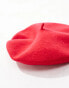 My Accessories wool beret in red