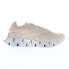 Reebok Zig Dynamica 4 Womens Beige Canvas Lace Up Lifestyle Sneakers Shoes 8