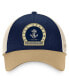 Фото #4 товара Men's Navy Navy Midshipmen Refined Trucker Adjustable Hat