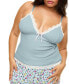 Фото #2 товара Plus Size Bryony Pajama Cami & Pants Set