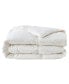 All Season Goose Down Feather Fiber Comforter, Twin