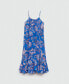 Women's Printed Long Dress Синий, 10 - фото #8