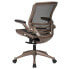 Фото #4 товара Mid-Back Transparent Black Mesh Executive Swivel Chair