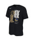 Men's Black Golden State Warriors 2022 NBA Finals Champions Trophy Celebration T-shirt 2XL - фото #3