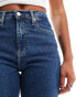 Фото #5 товара Calvin Klein Jeans authentic straight jeans in mid wash