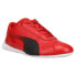 Фото #2 товара Puma Ferrari RCat Lace Up Mens Red Sneakers Casual Shoes 306768-02