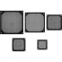 InLine Fan grid aluminum filter - black - 60x60mm