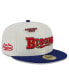 Фото #1 товара Men's White Buffalo Bisons Big League Chew Original 59FIFTY Fitted Hat