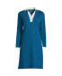 Фото #1 товара Women's Plus Size Long Sleeve Super T Polo Dress