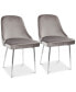 Marcel Dining Chair (Set of 2) - Chrome Finish