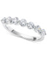 Фото #1 товара Diamond Seven Stone Band (3/4 ct. t.w.) in 14k White Gold