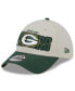 Фото #4 товара Men's Stone, Green Green Bay Packers 2023 NFL Draft 39THIRTY Flex Hat