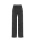 Фото #7 товара Women's Pleated Palazzo Pants