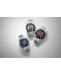 Men's Tsuki-yomi A-T Chronograph Sport Luxury Eco-Drive Silver-Tone Titanium Bracelet Watch 43mm
