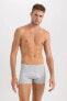 Фото #8 товара Regular Fit Beli Pamuklu Lastikli 2'li Boxer A4100ax23hs