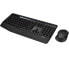 Logitech Wireless Combo MK345 - Full-size (100%) - Wireless - USB - Black - Mouse included