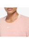 Фото #2 товара Training Dri-FIT One T-shirt in Pale Pink Kadın Pembe Spor Tişört