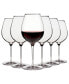 Фото #1 товара Set of 6 Bold & Powerful Wine Glasses