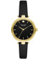 Фото #1 товара Часы kate spade new york Holland Black Leather Watch