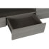 TV furniture DKD Home Decor Grey Aluminium Crystal Oak Tempered Glass 200 x 45 x 42 cm