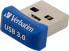 Фото #9 товара Verbatim Store 'n' Stay NANO - USB 3.0 Drive 32 GB - Blue - 32 GB - USB Type-A - 3.2 Gen 1 (3.1 Gen 1) - Cap - 3 g - Blue
