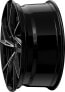 Колесный диск литой MM Wheels MM07 glossy black machined 9x20 ET45 - LK5/120 ML65.1