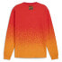 Puma Hoops Graphic Crew Neck Long Sleeve T-Shirt X Cheetah Mens Orange, Red Casu