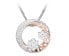 Фото #1 товара Romantic bicolor necklace with zircons SC431