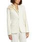 Фото #3 товара Women's Classic Flower Detail Crepe Blazer Jacket