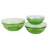 Фото #1 товара Столовая посуда Duralex набор мисок 3 предмета зеленый с крышкой
