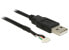 Фото #3 товара Delock USB 2.0 A M / 5 pin V5 1.5m, 1.5 m, Black, 5 pin SMT, USB 2.0 A, Male/Male