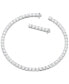 Фото #3 товара Swarovski rhodium-Plated Millenia All-Around Necklace, 15" + 2" extender