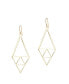 ფოტო #1 პროდუქტის Inner Triangle Earrings